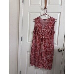 Daisy Fuentes 1X Summer Dress Burnt Orange